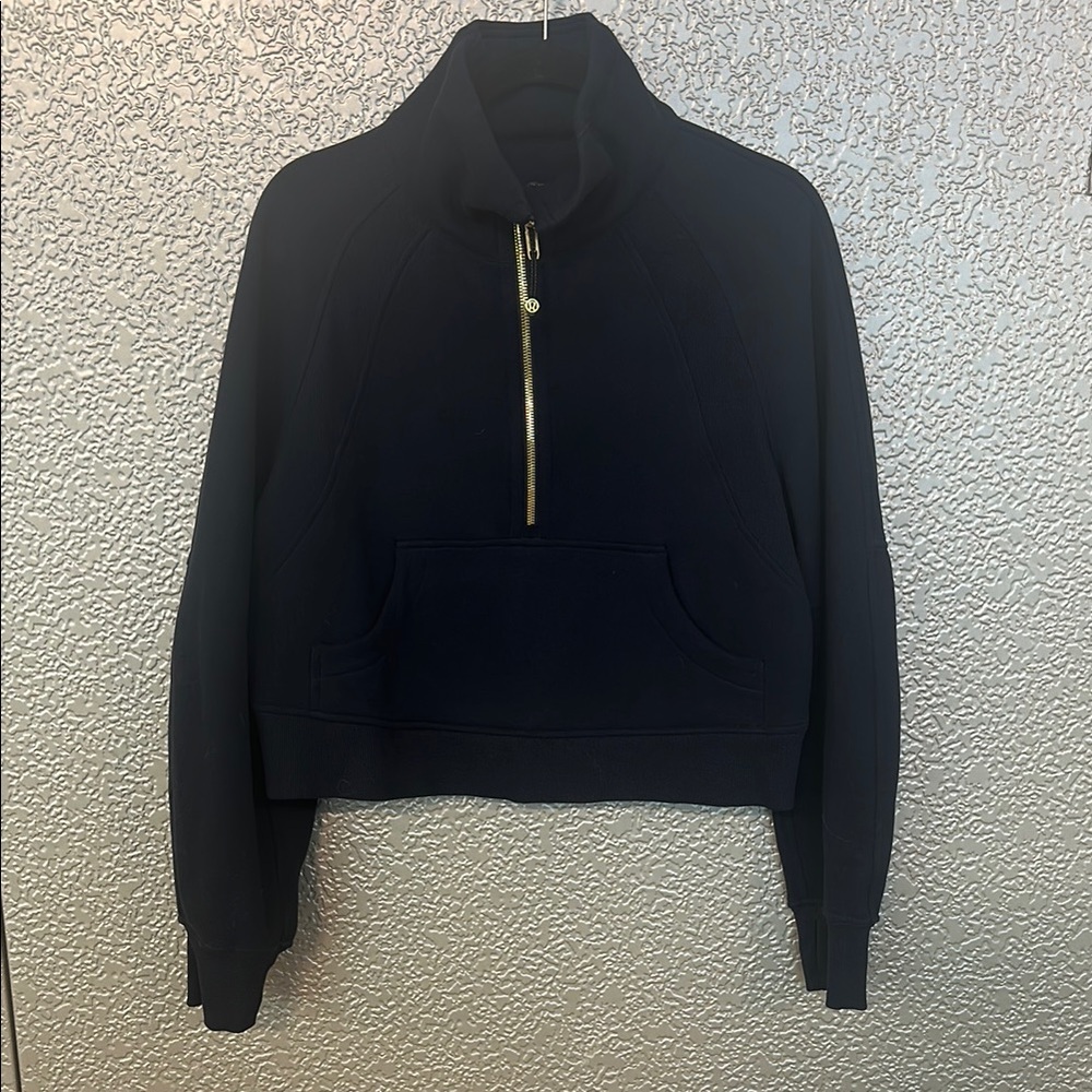 Lululemon Scuba Oversized Funnel Neck in True Navy